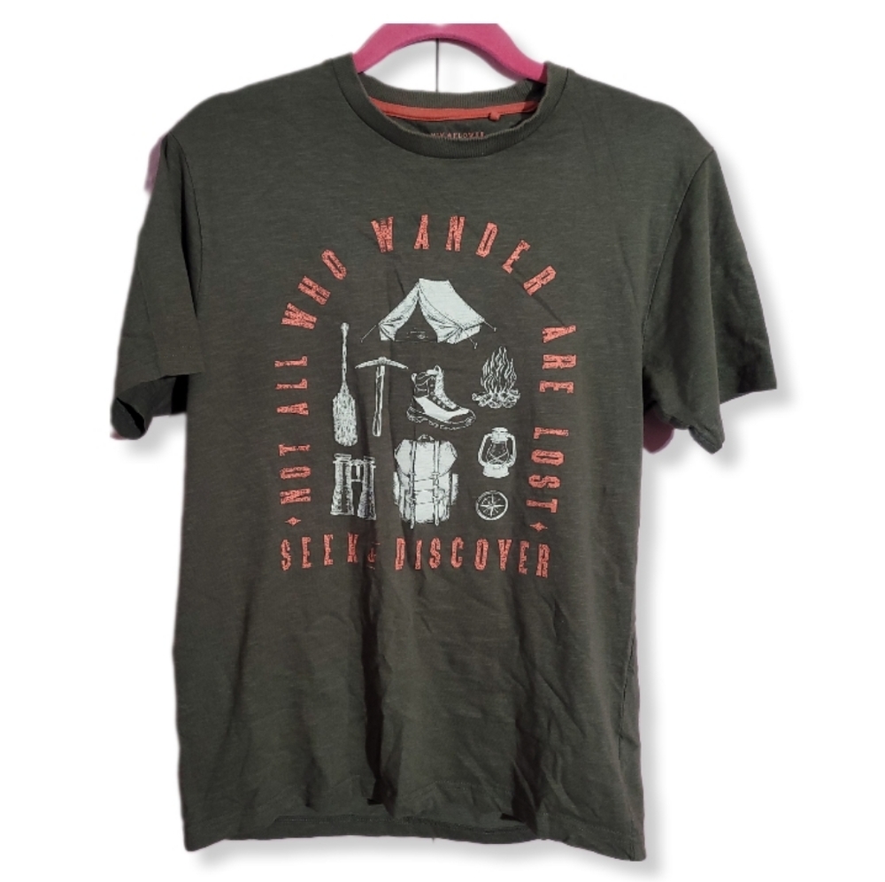 Denim & flower  men tee shirt sizes M